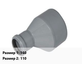 Переход ПЭ-100 полиэтилен 160х110, шт, Banninger, Германия, SDR 11, SDR 17 цена от 746.00 Тг / шт, где купить, условия доставки в Петропавловске и Северо-казахстанской области